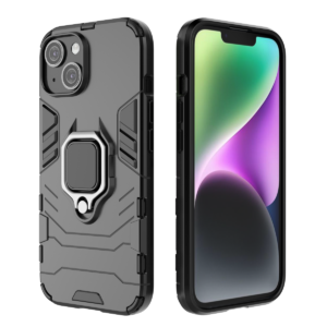 for iPhone 15 14 13 Pro max Phone Case with Rotated Ring Kickstand Military Grade Shockproof Heavy Duty Protective Phone Cover